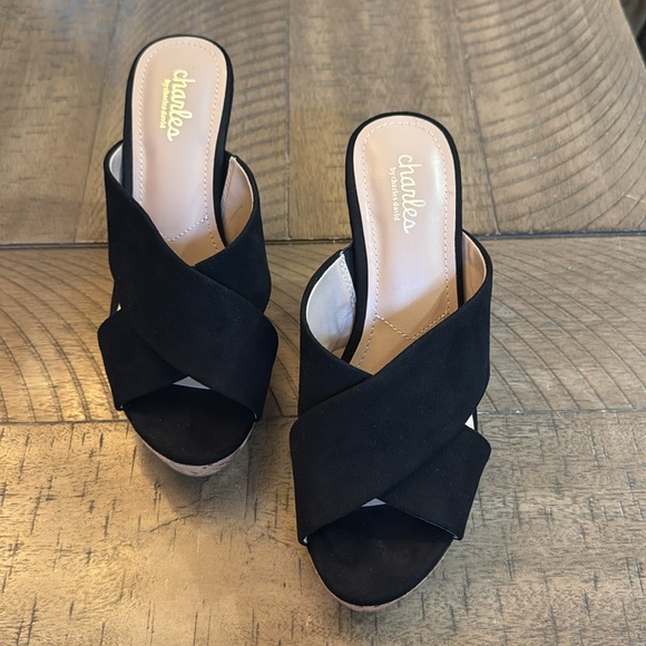 Charles by Charles David Duo Platform Wedge Sandals - Picture 2 of 3